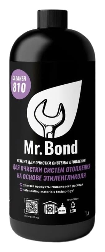 Mr.Bond® Cleaner 810 Реагент для очистки систем отопления на основе этиленгликоля
